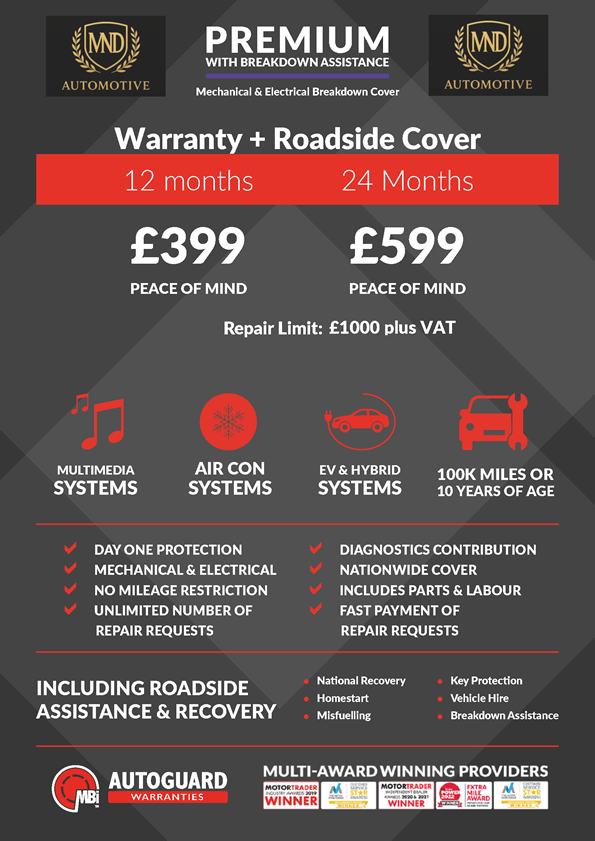 MND Automotive warranty